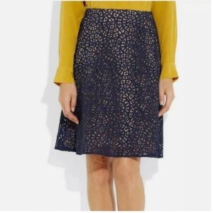 Carven Circle Lace A Line Skirt